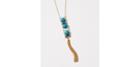 Loft Stone Ladder Tassel Necklace