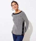 Loft Side Button Sweater