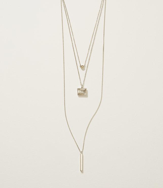 Loft Multistrand Pendant Necklace