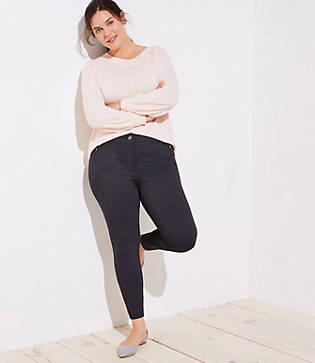 Loft Plus Leggings In Zip Pocket