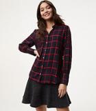 Loft Windowpane Tunic Shirt