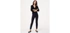 Loft Skinny Micro Plaid Ankle Pants In Marisa Fit