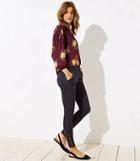 Loft Skinny Snap Cuff Pants In Marisa Fit