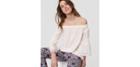 Loft Daisy Fringe Off The Shoulder Top
