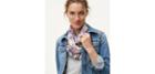 Loft Double Plaid Infinity Scarf