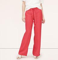 LOFT Linen Drawstring Pants