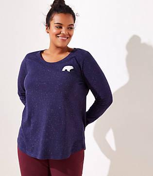 Loft Plus Polar Bear Long Sleeve Tee