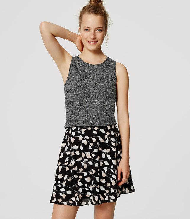 Loft Vine Fluid Skirt