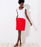Loft Textured Pocket Drawstring Skirt