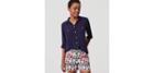 Loft Vineyard Stripe Riviera Shorts With 4 Inseam