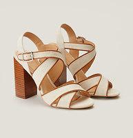 Loft Criss Cross Block Heels