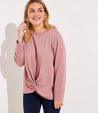 Loft Plus Twist Sweatshirt