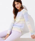 Loft Spacedye Striped Sweater