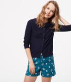 Loft Petaled Riviera Shorts With 4 Inch Inseam