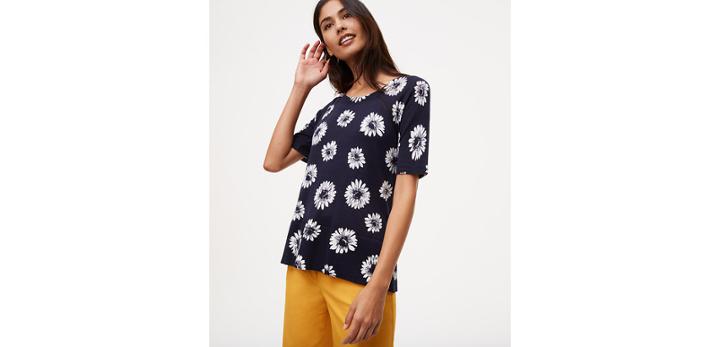 Loft Daisy Short Sleeve Sweater