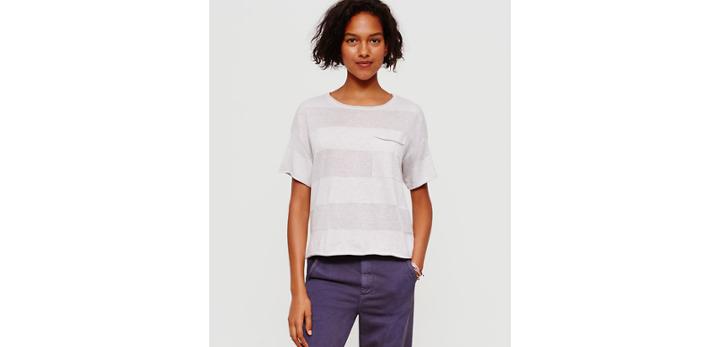 Loft Lou & Grey Shadowstripe Sweater Tee