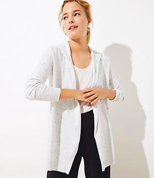 Loft Hoodie Open Cardigan