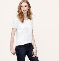 Loft Shirttail Tee