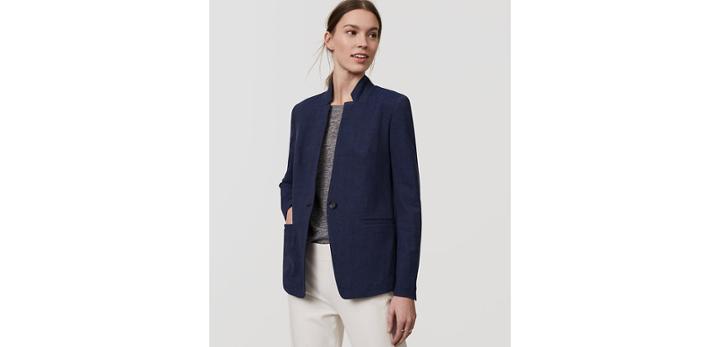 Loft Custom Stretch Notched Blazer