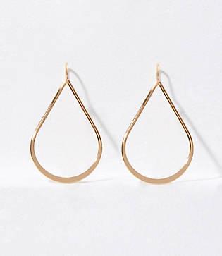 Loft Pull Thru Teardrop Earrings