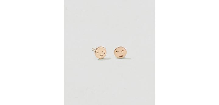 Loft Upper Metal Class Smile Now Cry Later Earrings