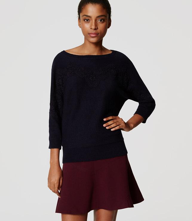 Loft Lacy Dolman Sweater