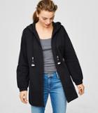 Loft Tasseled Open Hoodie