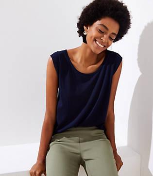 Loft Cap Sleeve Tee
