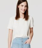 Loft Shirttail Top