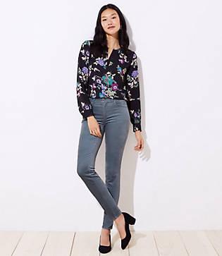 Loft Modern Velvet Skinny Jeans
