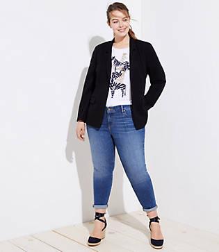 Loft Plus Ponte Blazer