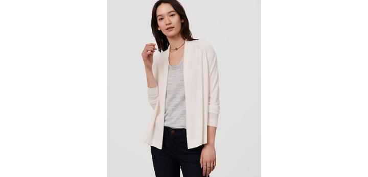 Loft Refined Open Cardigan