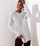 Loft Ribbed Crossover Back Sweater