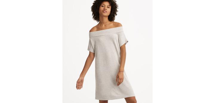 Loft Lou & Grey Ribbed Signaturesoft Off The Shoulder Dress