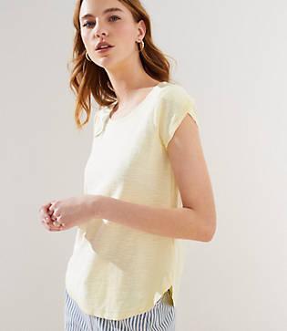 Loft Tulip Sleeve Sweater Tee