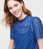 Loft Diamond Lace Top