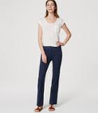 Loft Boot Cut Sanded Sateen Chinos In Marisa Fit