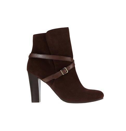 Loft Serefina Cross Strap Suede Booties