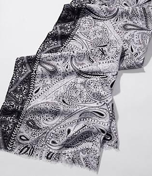 Loft Shadow Paisley Scarf