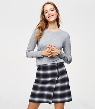Loft Button Sleeve Sweater