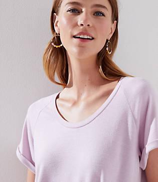 Loft Cuffed Dolman Tee