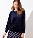 Loft Velour Sweatshirt