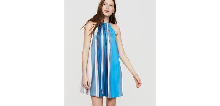 Loft Lou & Grey Seafarer Luster Halter Dress
