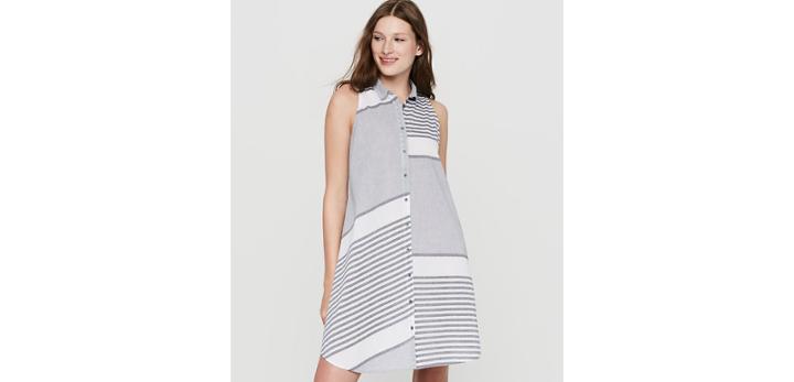 Loft Lou & Grey Stripeout Shirtdress