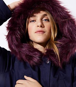 Loft Faux Fur Lined Parka