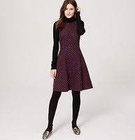 Loft Chevron Flare Dress