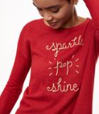 Loft Sparkle Pop Shine Sweater