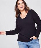 Loft Plus Refined Scoop Neck Sweater