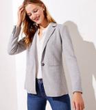 Loft Camo Knit Modern Blazer