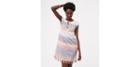 Loft Beach Striped Tassel Dress
